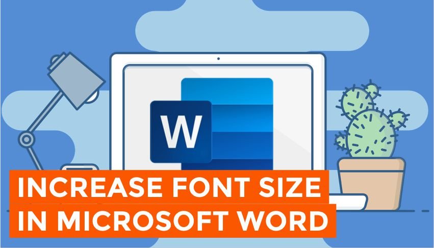 ms word increase font size image