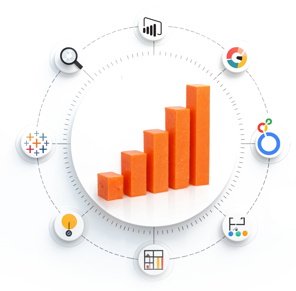 freepik a central circular icon with ascending orange bar 29053 1